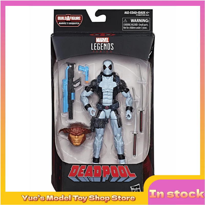

[In Stock] Hasbro Marvel Legends Series 6-inch Doll Gray Deadpool Bigfoot Set Action Figure Animation Model Toy Collection Gift