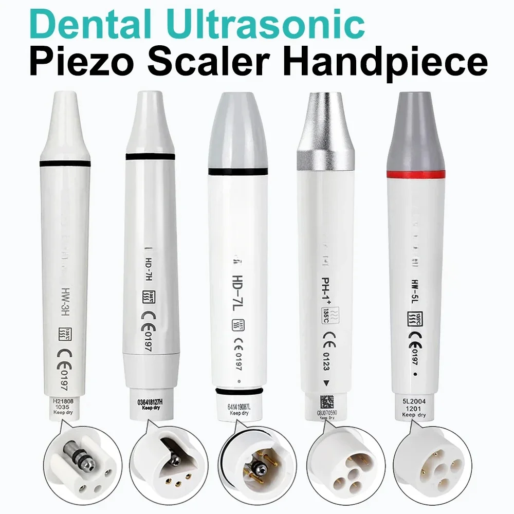 Dentals Ultrasonics Piezos Scalers Handpieces LED Handles Fit for EMS WOODPECKERs UDSs SATELECs DTEs Without Cable Dentals Tool