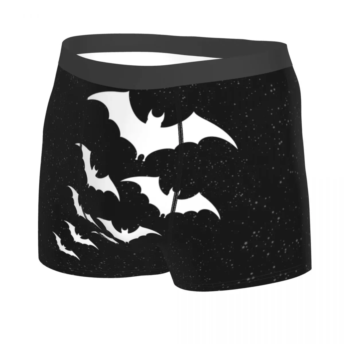 Bats In The Night Boxer Shorts For Homme 3D Printed Male Halloween Goth Occult Witch Underwear Panties Briefs Soft Underpants