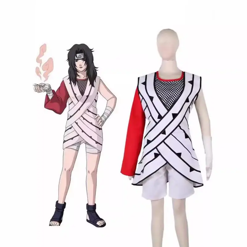 

Halloween New Style Shippuden Red Sunnu Cosplay Costume Ninja Women's Traditional Chinese Clothing Stage Performance