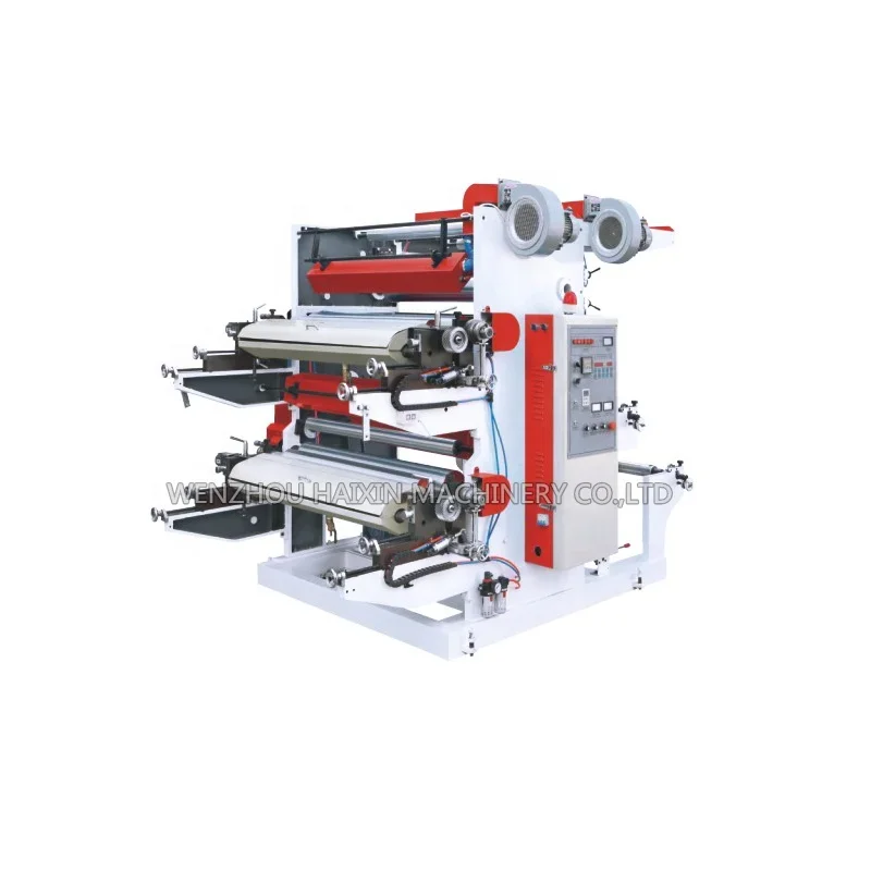 YT-PE 2 Two Color Plastic Bag Roll Paper Flexo Printing Machine