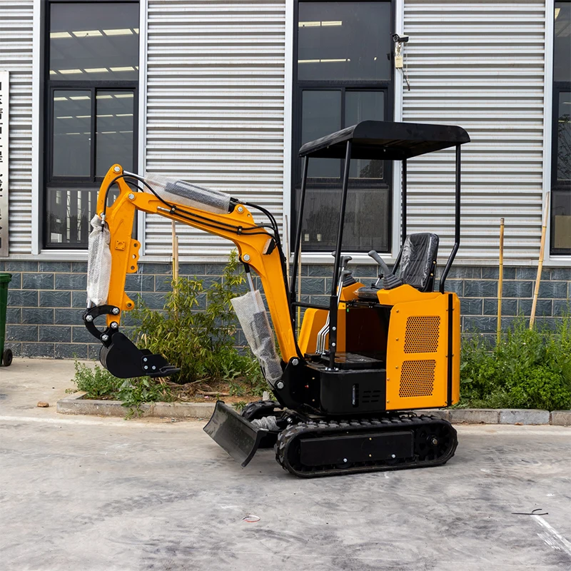 Multifunctional Cab Backhoe Loader Customize Construction Tools 1Ton Excavators EPA EURO5 Engine Home Garden Accessories Tool