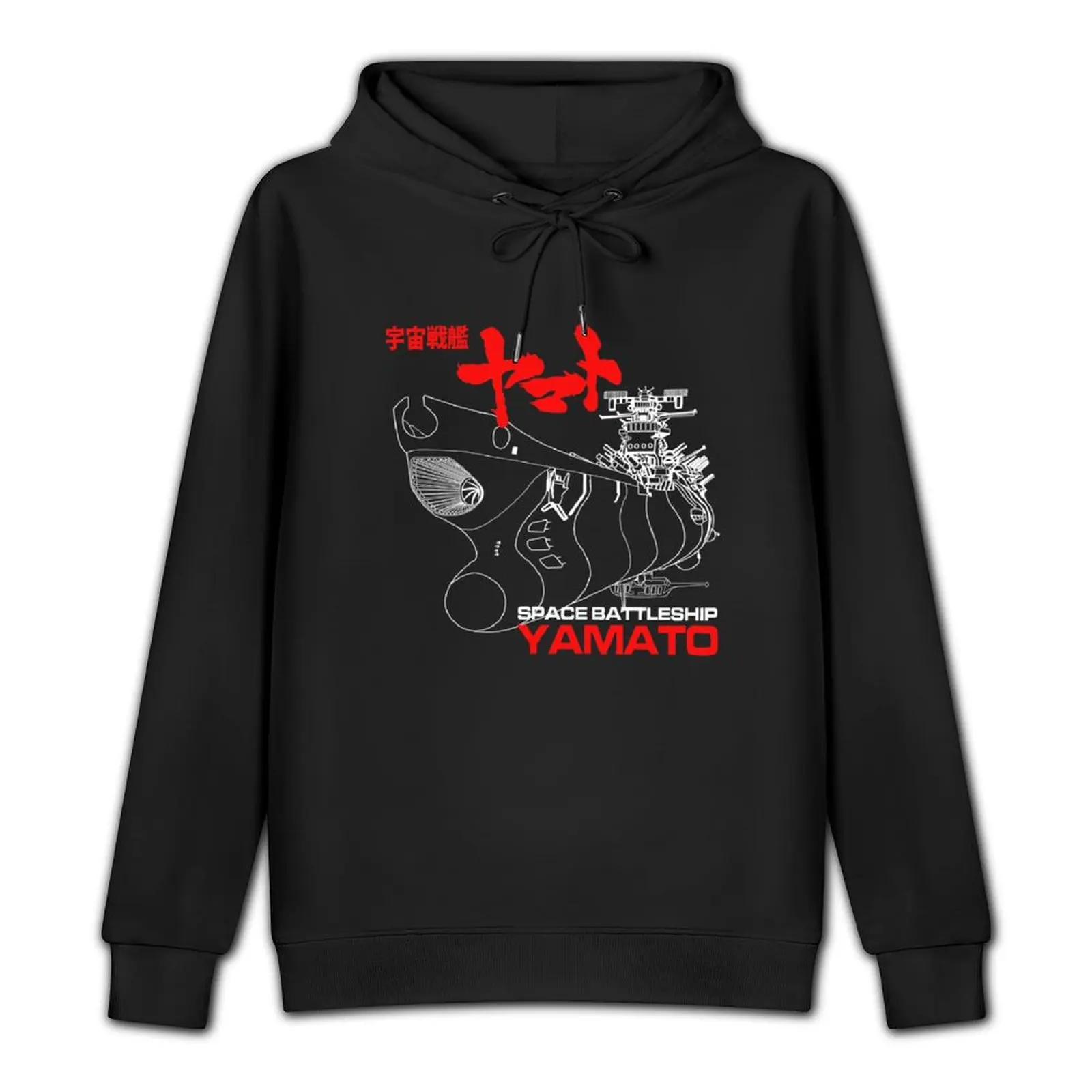 STAR BLAZERS YAMATO Pullover Hoodie men wear autumn jacket men men's clothes graphic hoodies