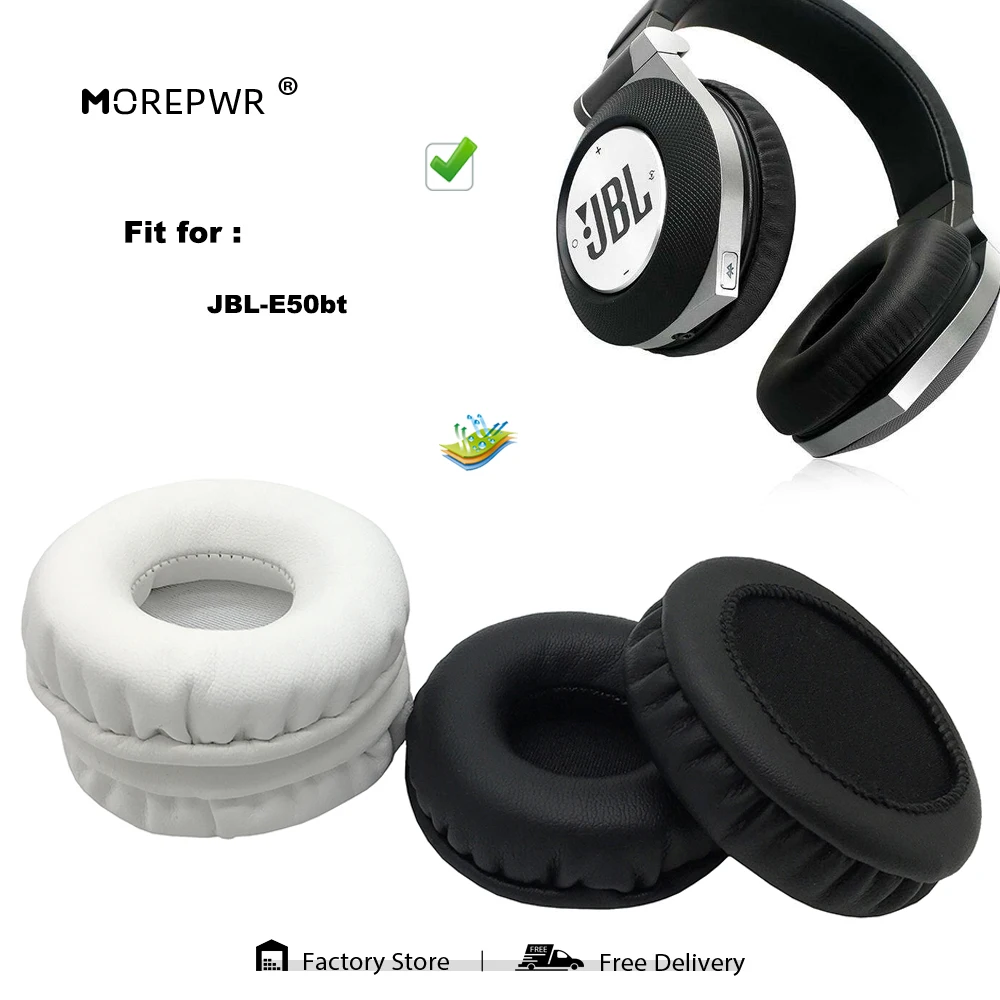 

Morepwr New Upgrade Replacement Ear Pads for JBL-E50bt Headset Parts Leather Cushion Velvet Earmuff Sleeve Cover