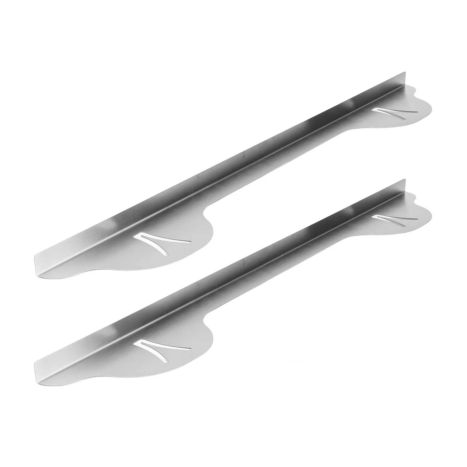 2Pcs Stainless Steel Stove Counter Gaps Cover Heat Resistant Stove Gaps Guards Range Trim Kit For Modern Kitchen