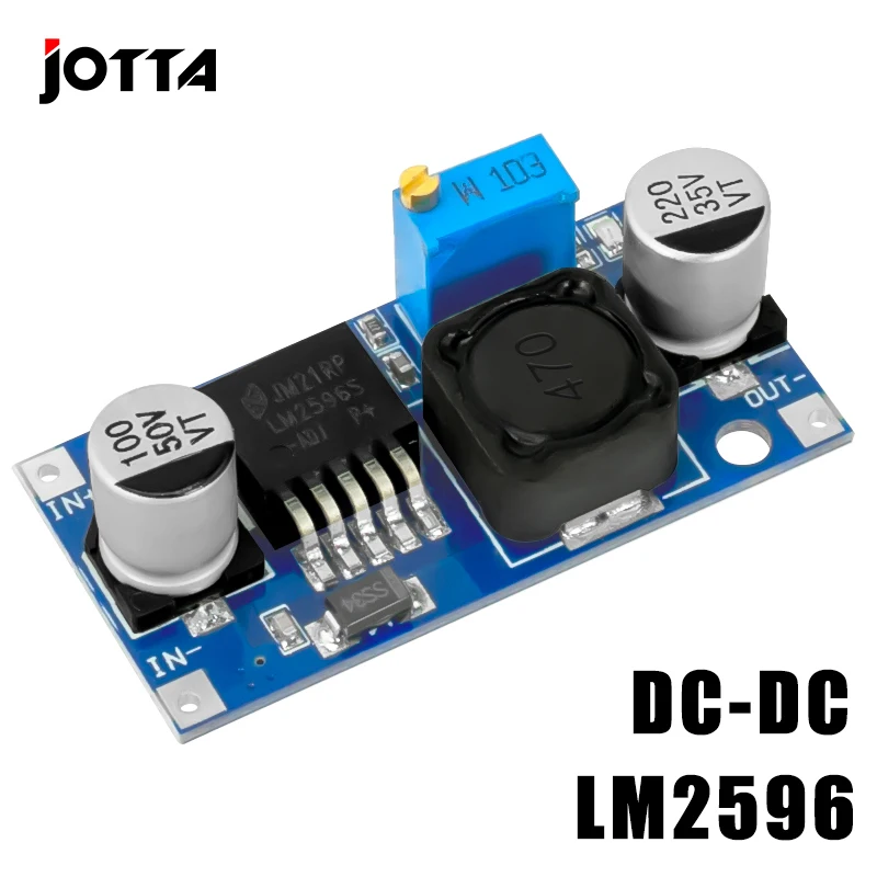LM2596 DC-DC Step-Down Power Supply Module 3A Adjustable Voltage Regulator 3V 5V 12V 24V