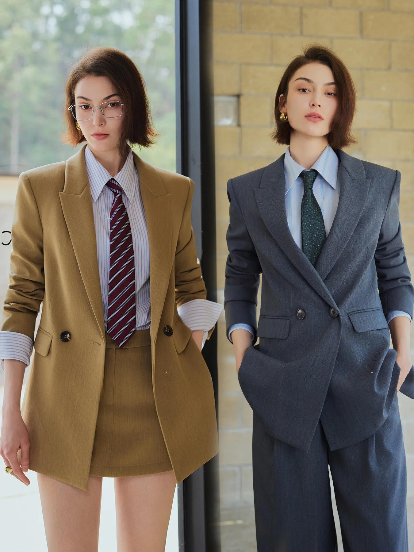 

Костюм-двойка Diva Classic Misty Grey: легкие дышащие брюки и юбка из ацетата с эффектом драпировки, женский, для офиса, с длинным рукавом