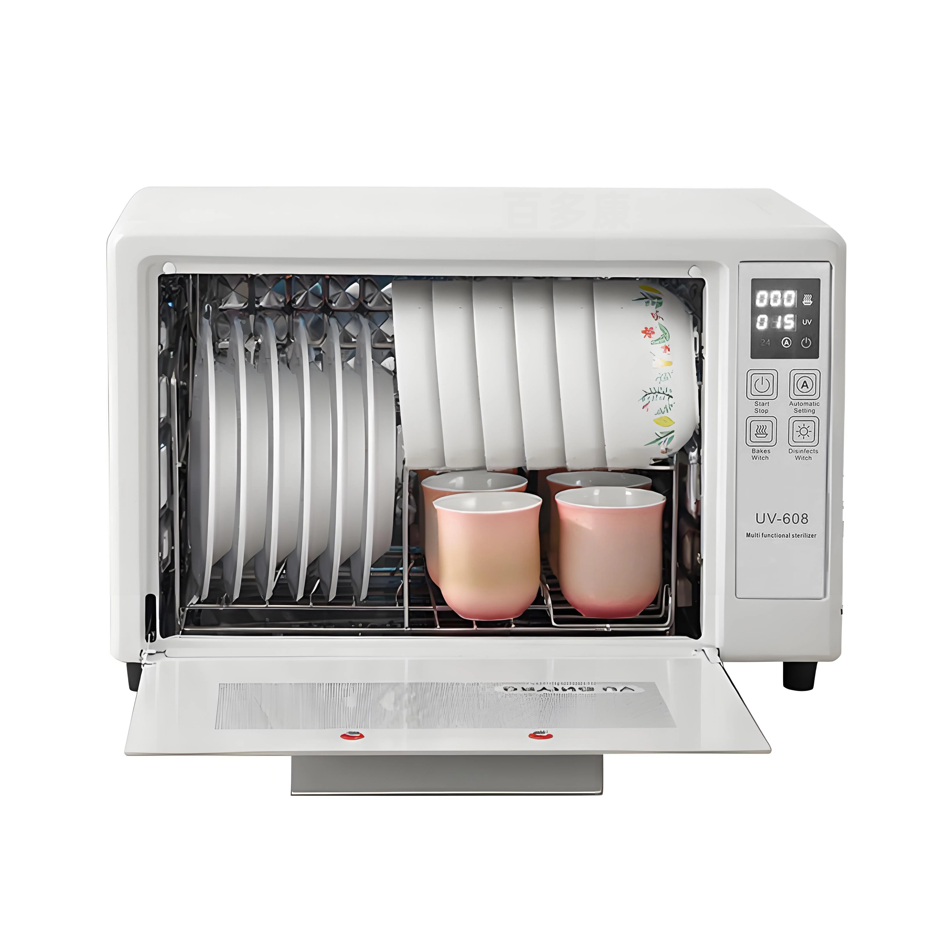 

Машина для сушки и дезинфекции посуды теплым воздухом, настольная электрическая сушилка для посуды с теплым воздухом (на 4 персоны)