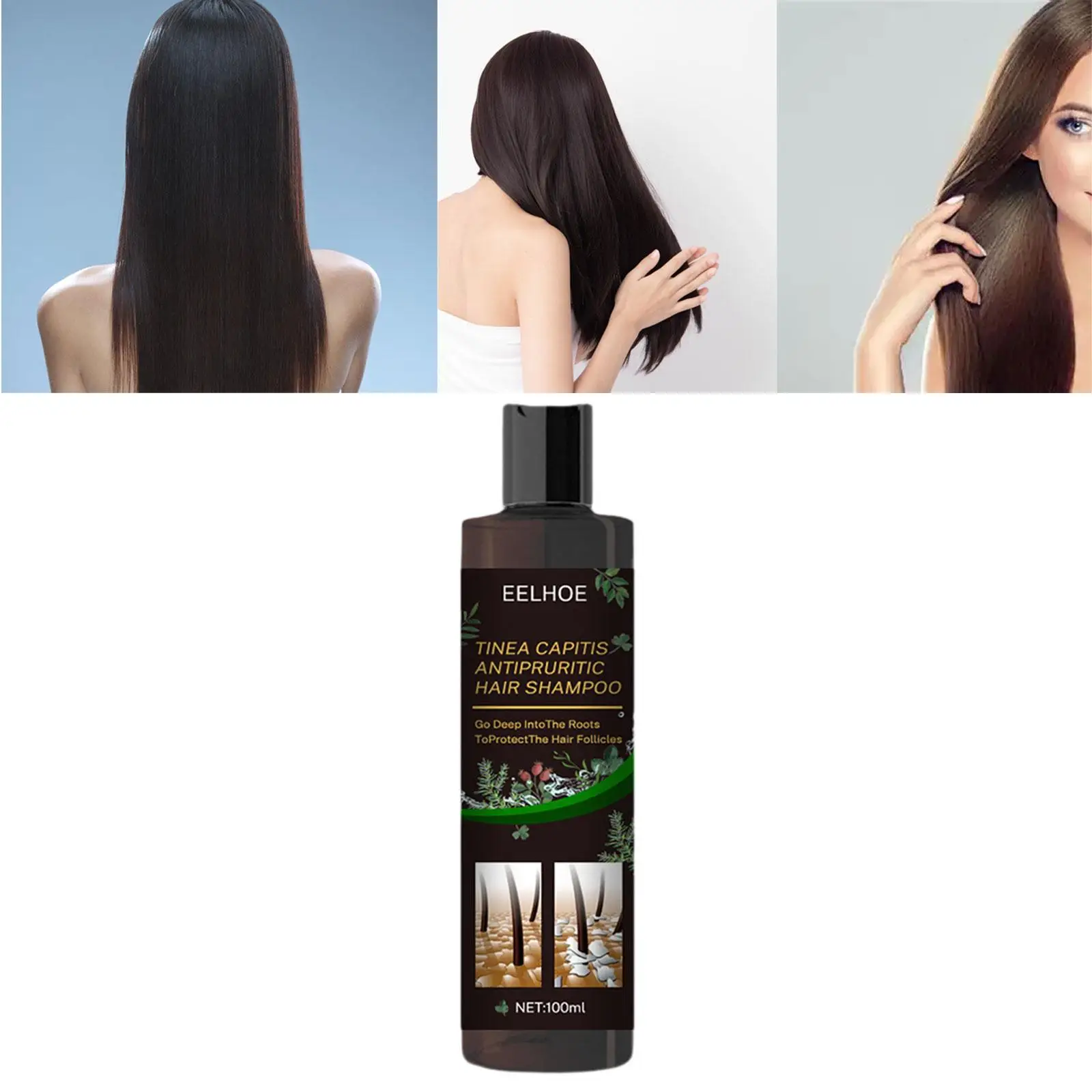 

100 ml Hair Shampoo,Portable Gentle Lightweight Gifts Compact,Accessories Sturdy Beauty for Men Women Hairdresser Barber Shop