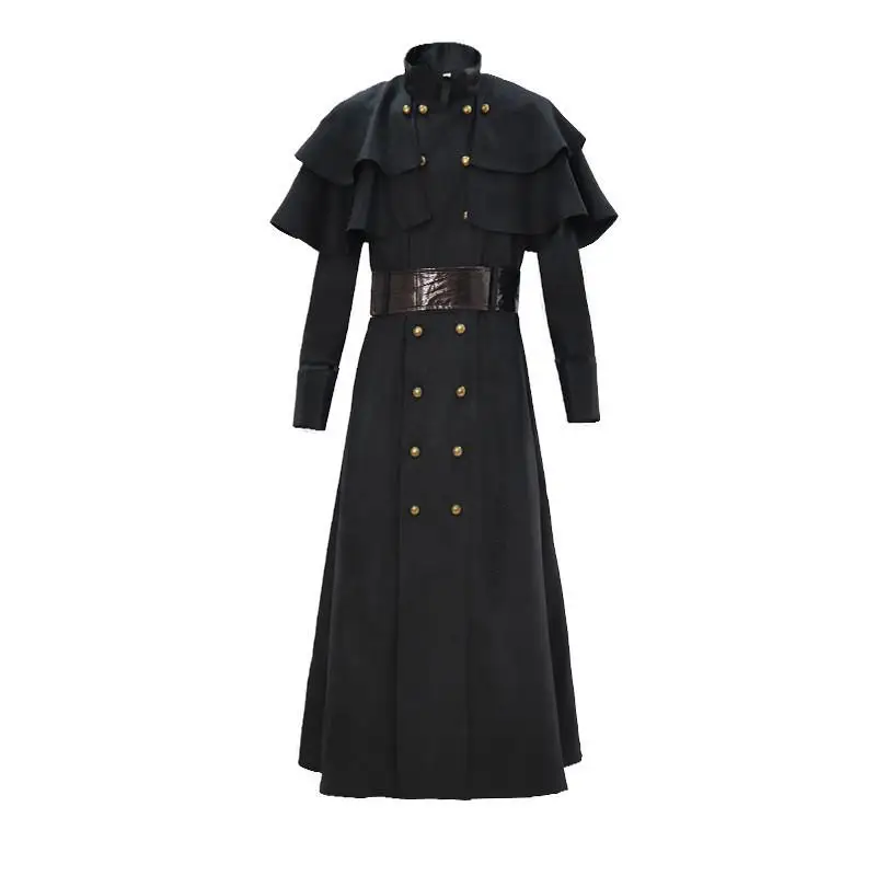 

Длинное пальто для косплея на Хэллоуин, винтажная средневековая маска доктора, наряд для выступлений, ворона, мутиция, молодежная модная городская маска