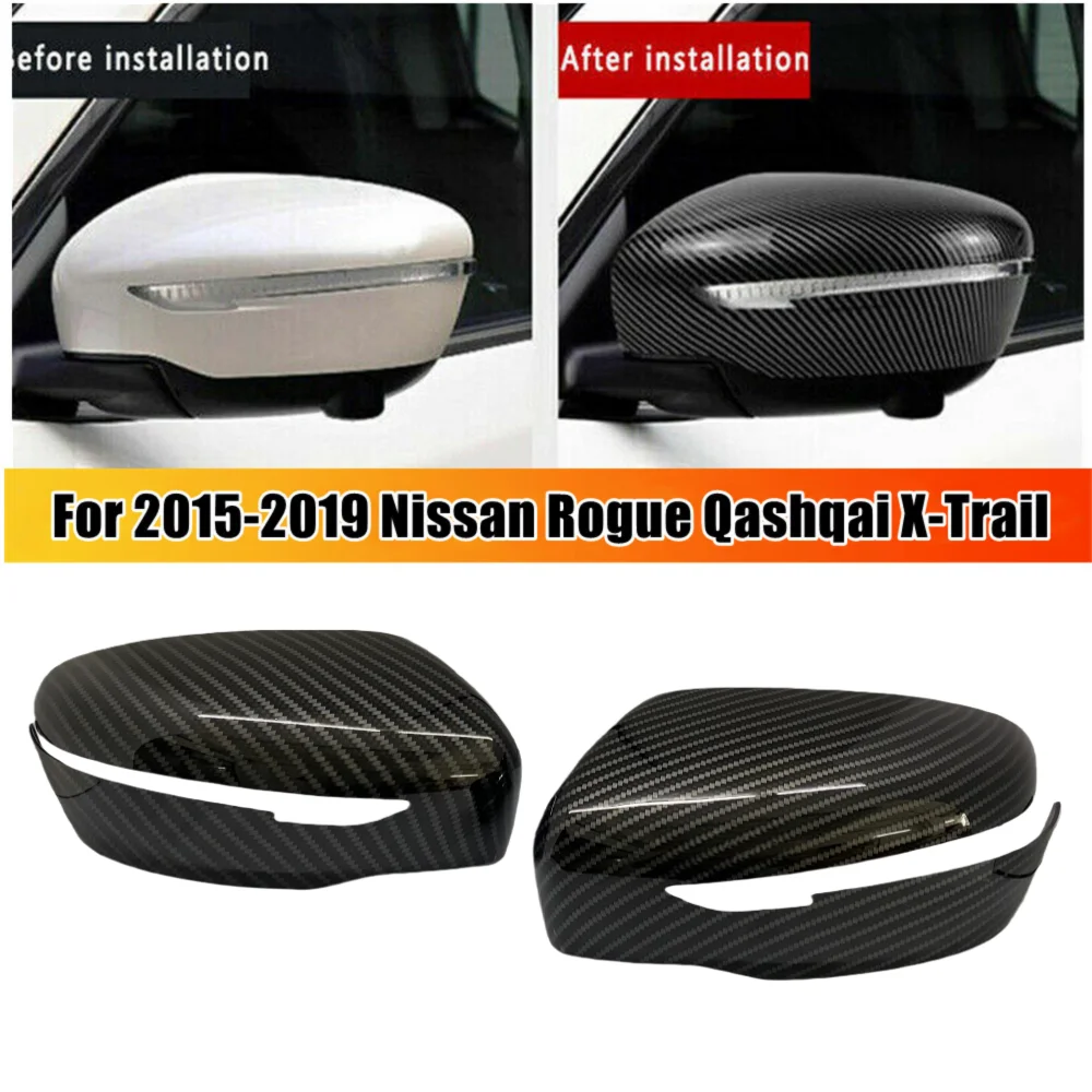 

Для Nissan Qashqai J11 X-trail Xtrail T32 2014-2020 автомобильное боковое зеркало заднего вида, дополнительная накладка на зеркало, глянцевая черная отделка