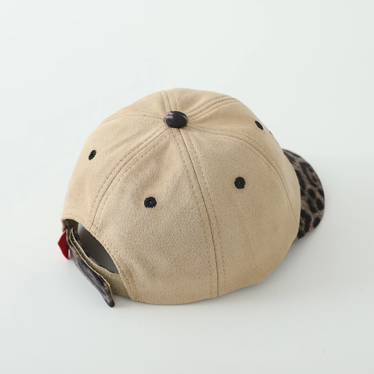 Boy Girl Short Brim Baseball Cap 1-4Year Toddler Sun Visors Leopard Print Duck Tongue Hat Letter Embroidery Children Peaked Hats view 6