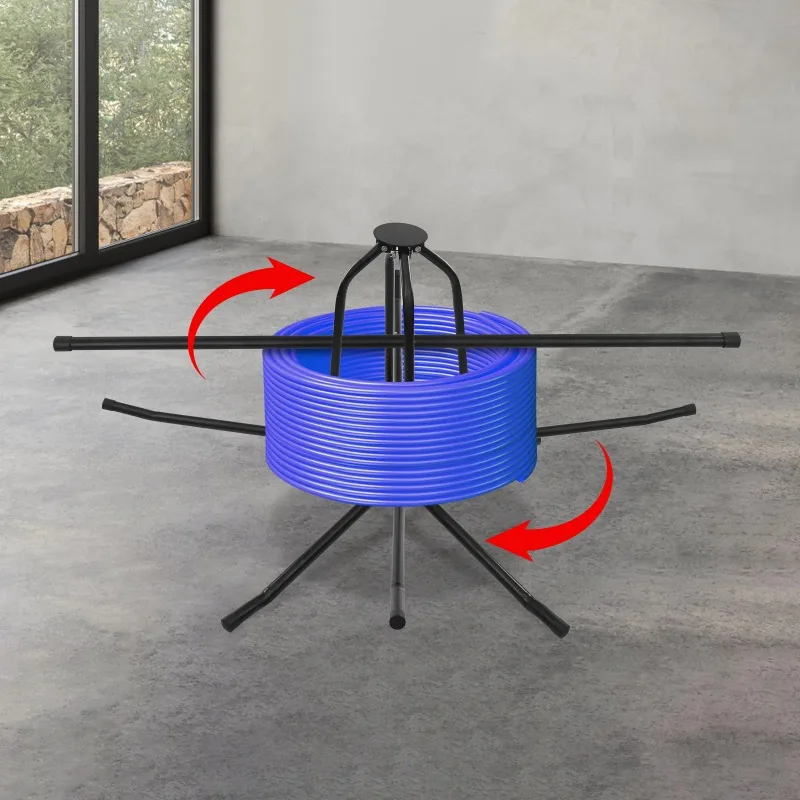 Диспенсер для катушек для труб, труба для подогрева пола, демонтирующая труба PERT, PE, макс. 175 кг, двойной подшипник