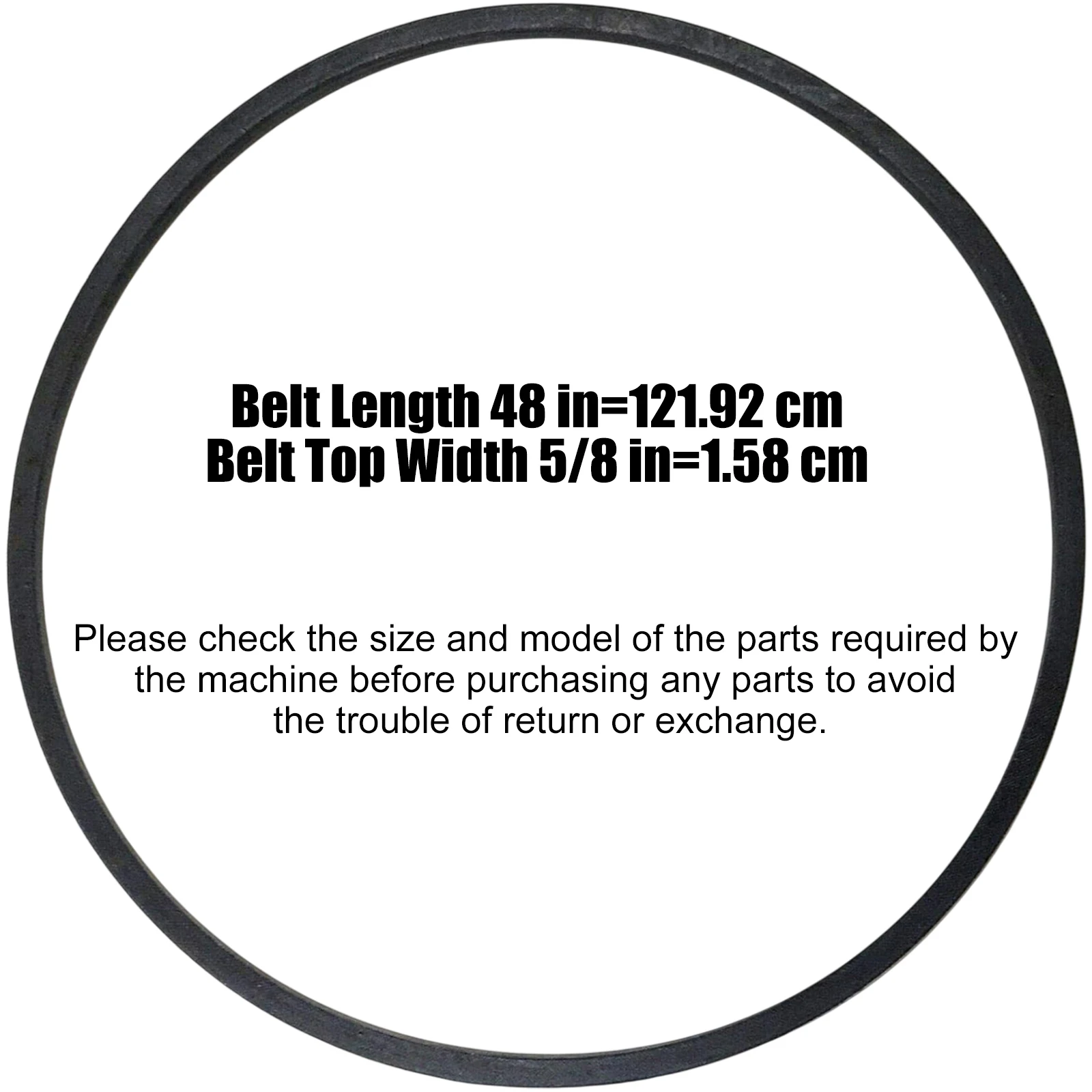 954-0370 754-0370 Lawn Mower Drive Belt for MTD Cub Cadet Ryobi YardMan Lawn Tractor V-Belt (5/8