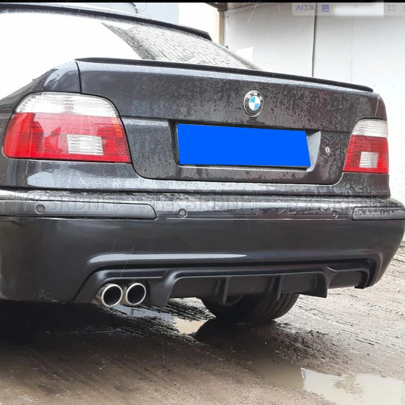 ABS Plastic Rear Trunk Boot Lip Spoiler For BMW 5 Series E39 M5 1997 1998 1999 2000 2001 2002 2003