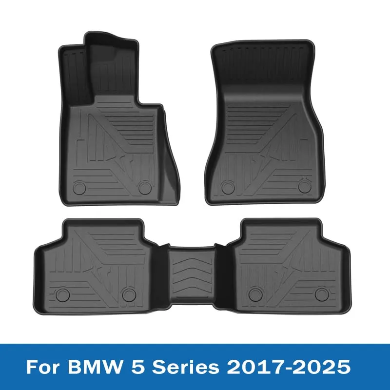 

Rubber Car Floor Mats For bmw 5 Series F10 F11 F07 2018-2025 Waterproof 3D Car Mats All Weather Anti Slip TPE Accessories