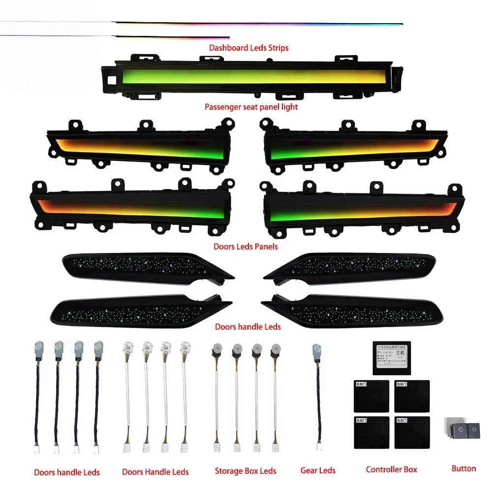 For Honda For Civic Integra (2022-2025) LED Ambient Light Dynamic Light And Shadow For Interior Modification