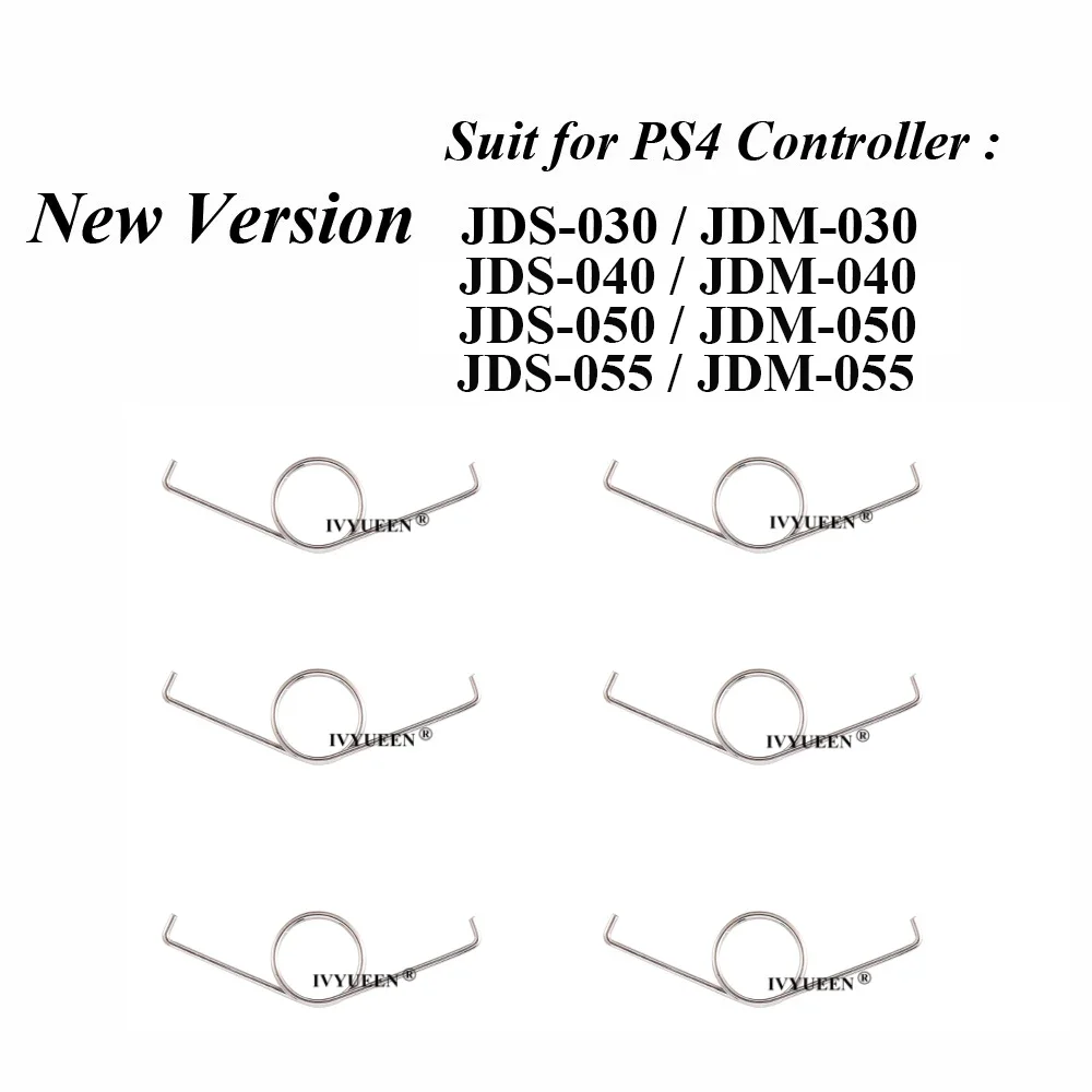IVYUEEN 10 pcs R2 L2 Trigger Buttons Springs for Playstation Dualshock 5 4 PS5 PS4 Pro Slim Controller Spring JDS 011 030 040