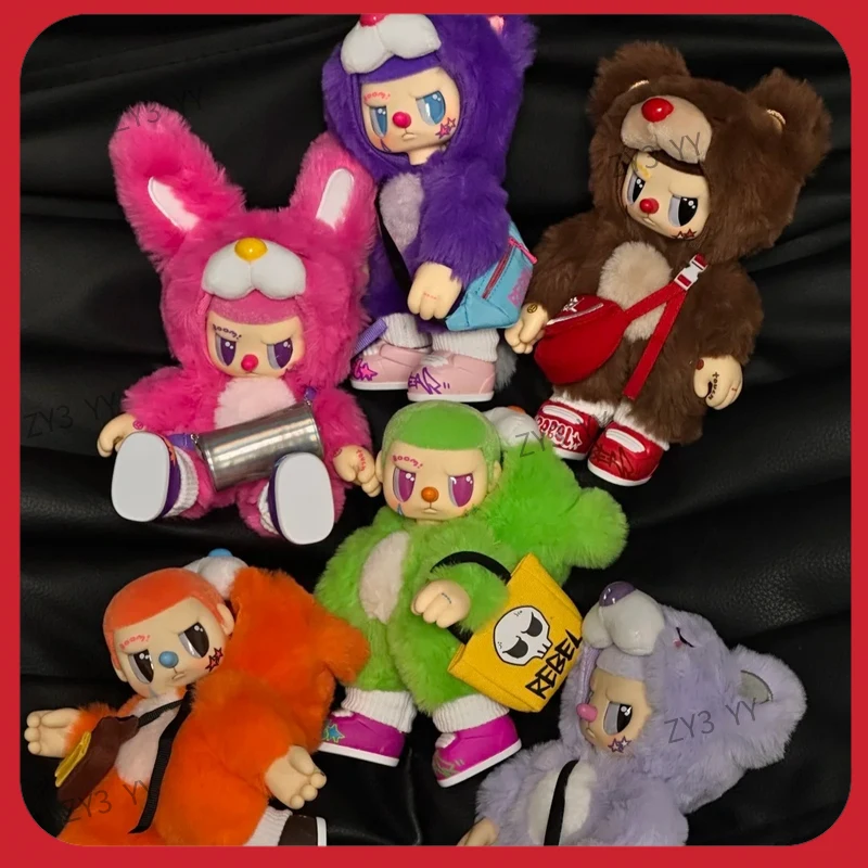 

In stock Rebellious Bear Shoulder Bag Plush Blind Box Joint Movable Plush Doll Cute Girl Gift Bag Decorative Pendant Good Item