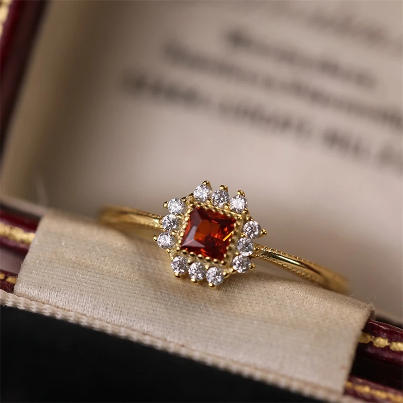 Vintage Red Zircon … - image