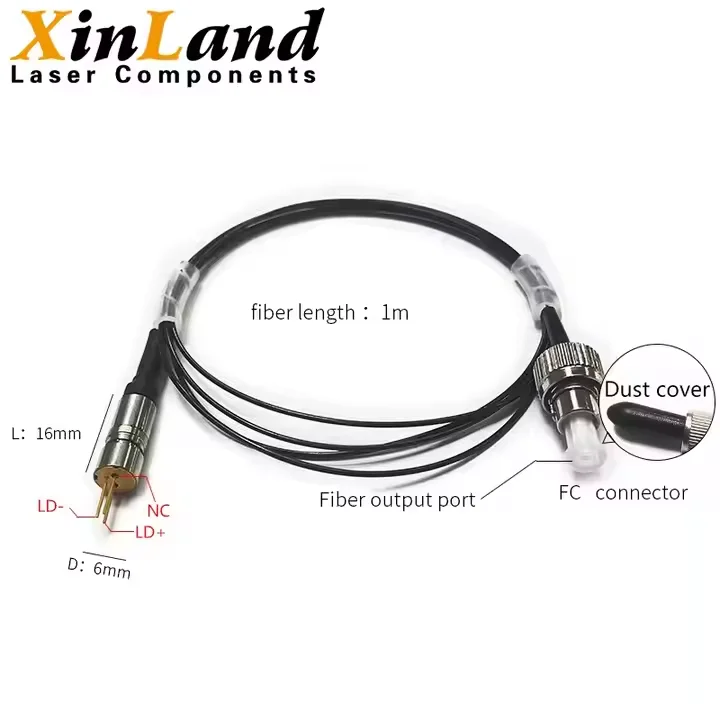 เลเซอร์ไดโอดไฟเบอร์โหมดเดี่ยวสําหรับเครื่องกําจัดขน