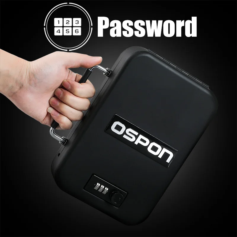 Small Mini Model Handheld Pistol Safe Convenient 2-in-1 Valuables Safe Box can Hold Some Small Valuable Items