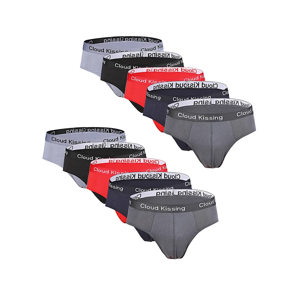 10Pcs/Lot Men\'s Panties Mens Briefs Underwears Men L-5XL Size Briefs Bikini Pant Men Comfortable Sexy Slip U Underpants Hot