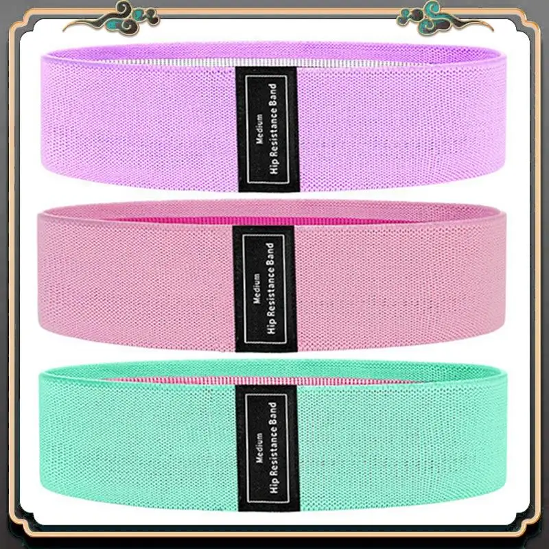 

B11A-Squat Yoga Resistance Band Кольцо для тренировки бедер Эластичная лента Натяжная лента подходит для оборудования