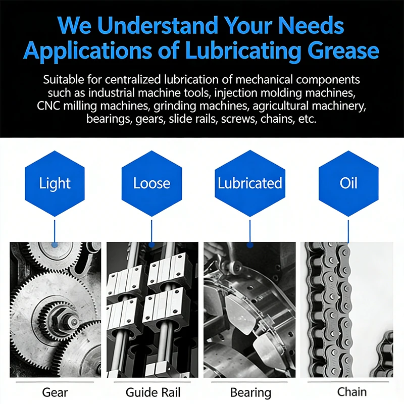 LUBE LHL-X100-7 Machine Special Lubricating Grease Oil Pump High Performance Grease Corrosion