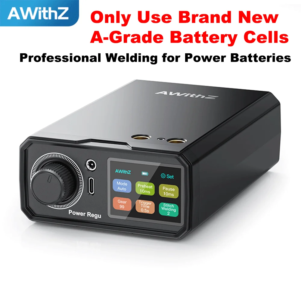 

Портативный аппарат для точечной сварки типа C, перезаряжаемая литиевая батарея 18650, никелевый лист «сделай сам», TFT цветной экран, регулируемые сварочные аппараты