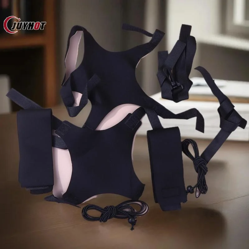 축구 바운스 백 바운스 장치 초등 및 중등 학생을위한 볼 컨트롤 및 연습 축구 훈련 벨트