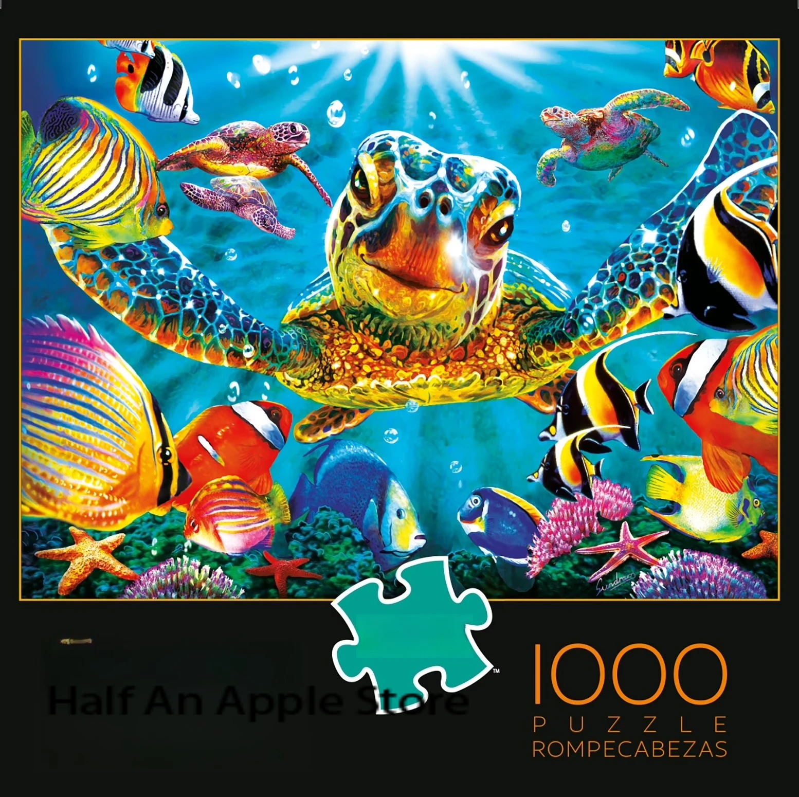 

Набор из 1000 деталей: пазлы для взрослых, морская тематика, мини-пазлы, развивающие игры, красочные пазлы, подарки, декор для дома