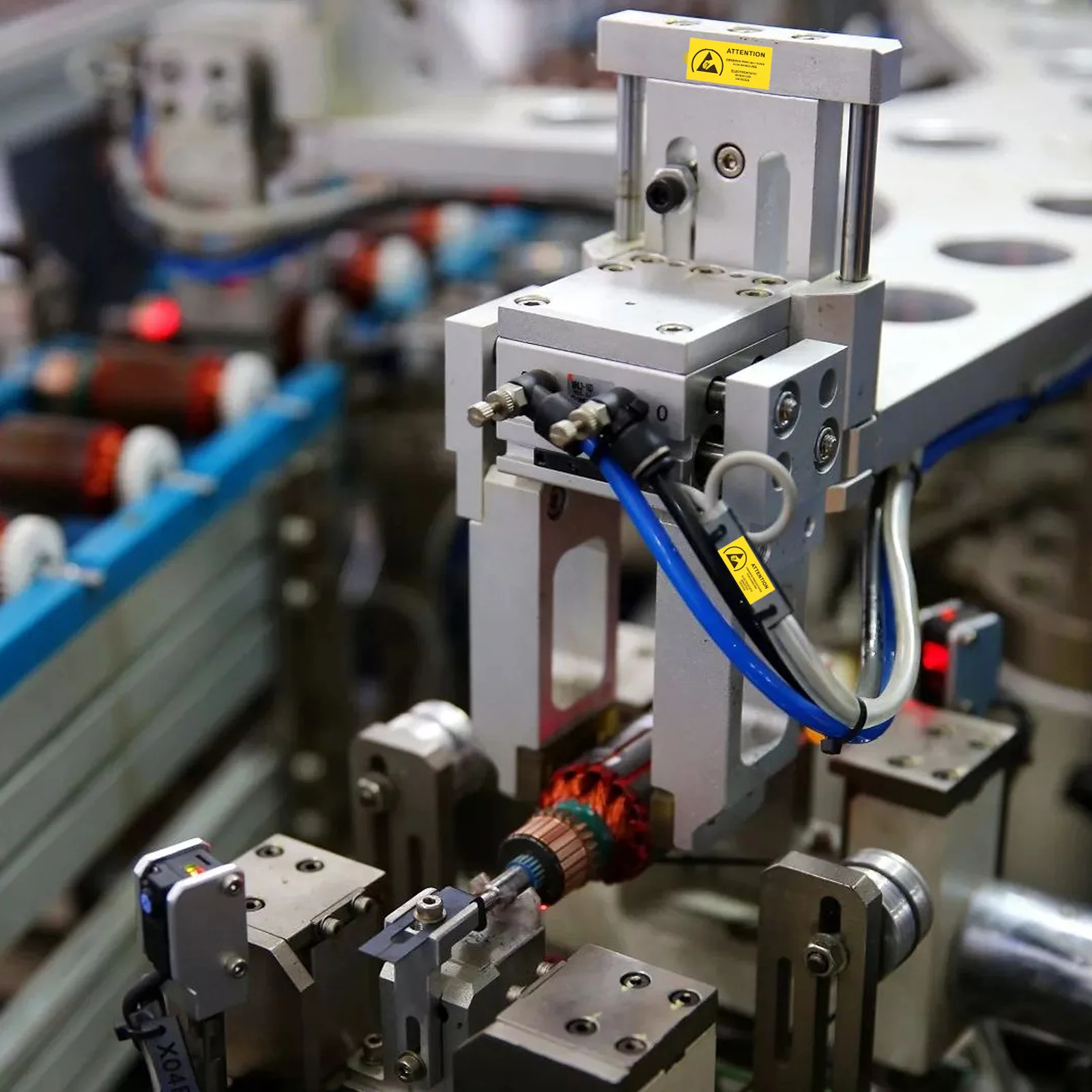 

450pcs 60X30Mm Anti Static Stickers Heavy Duty Wall Decal For Indoor Outdoor Use Shop Car Bumper Equipment Decoration Warning