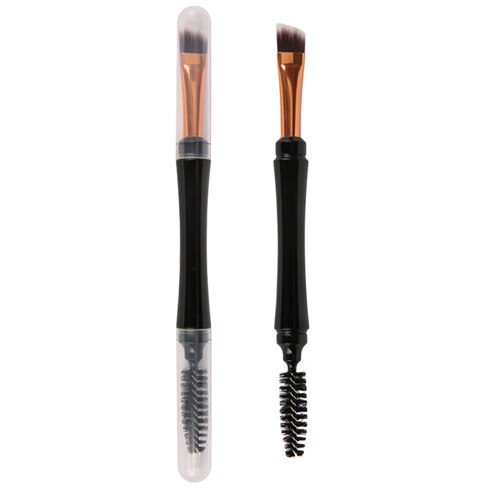 2 قطعة فرشاة ماكياج متعددة الوظائف أداة رمش مستحضرات التجميل قضيب شعيرات ناعمة سهلة الاستخدام قبضة مريحة للنساء #2