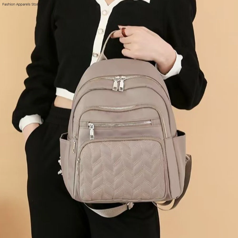 

Водонепроницаемые рюкзаки из ткани Оксфорд, большой вместимости, прочные нейлоновые дорожные рюкзаки, модный квадратный дизайн