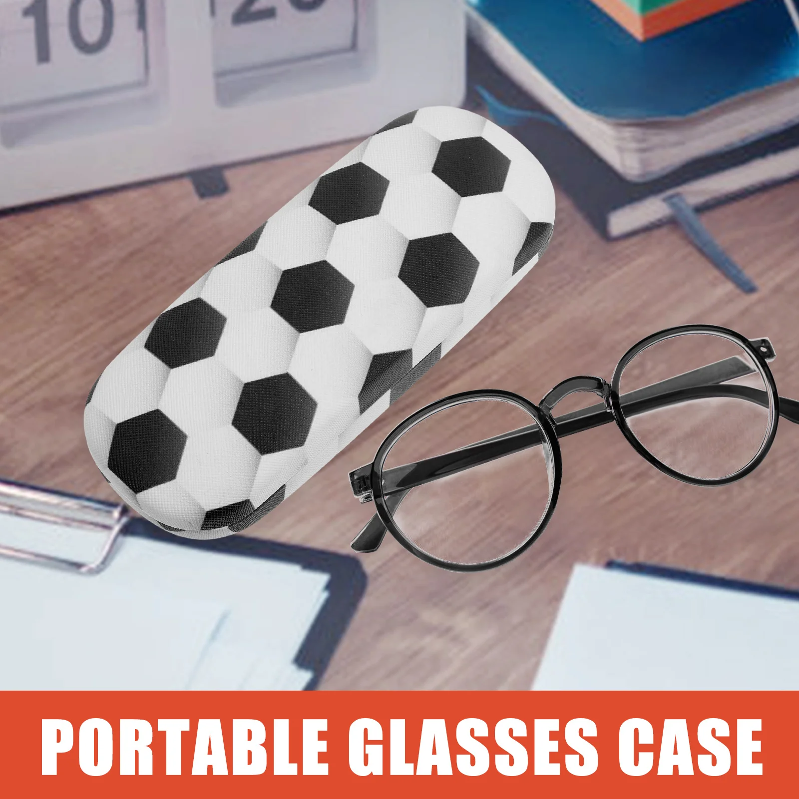 Kacamata Bola Olahraga Pelindung Portabel untuk Pria Pelajar Penyimpanan Kacamata Perjalanan Aksesori Kacamata Hitam Keras Kacamata Baca
