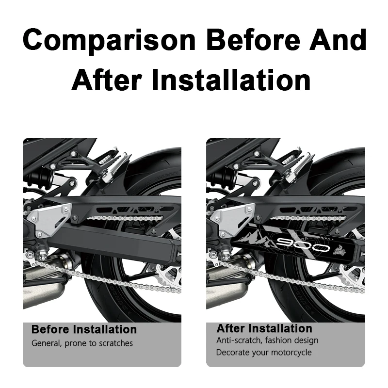 POSFIRA Motorcycle Swingarm Stickers Vinyl Decals for Kawasaki Z900 Z 900/SE 2020 2021 2022 2023 2024 2025 2017-2026 Accessories