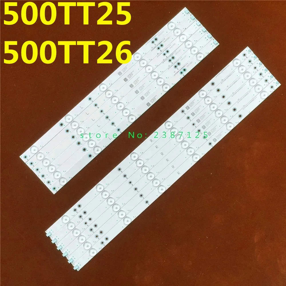 12pcs LED Strip 500TT26 for LC-50LB370U LC-50LB371U LC-50LB261U 50PFT4509 50PF6540 50PL6340/T3 50PFT5300/12 50PUT6400/12