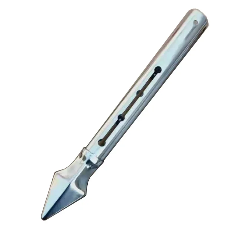 2026 Red-tasselled spear head Stainless steel hollow spear head wushu  Martial arts performance kung fu send Ringing beads