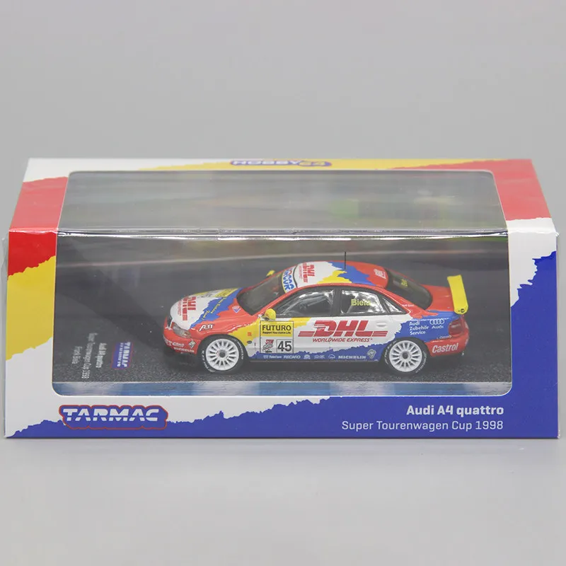 TW Diecast 1/64 Scale Audi A4 Quattro 1998 Racing Alloy Car Model Audi A4 Quattro Play Vehicles Collectible Cars Model Gift view 6
