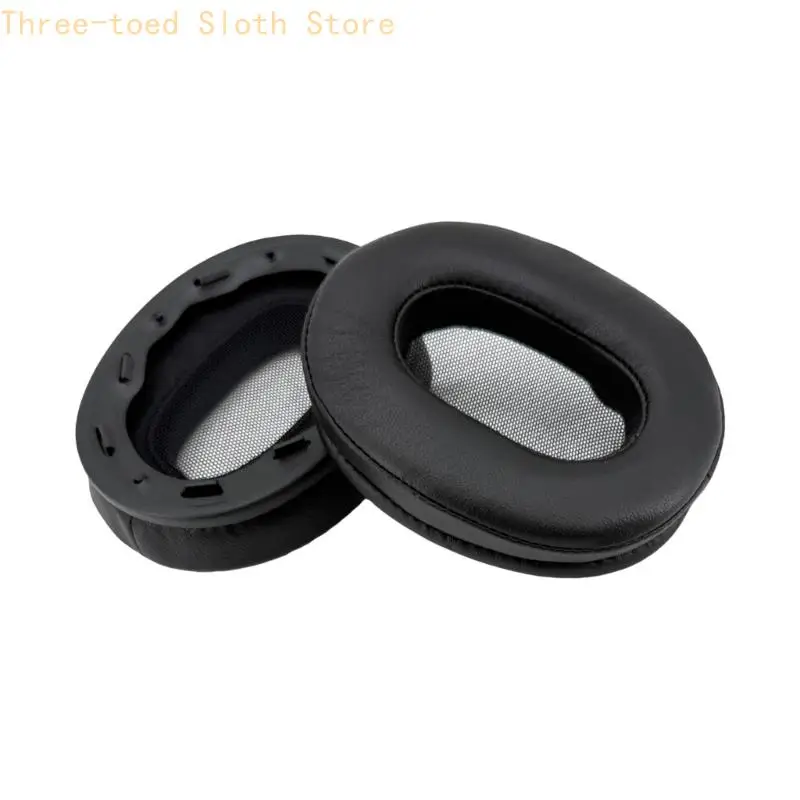 Ersatz-Ohrpolster aus Lammfell, weiches Schwamm-Ohrpolster, bequeme Ohrenschützer für MDR-1AM2 Wireless-Headset-Zubehör E74A – Detail 10