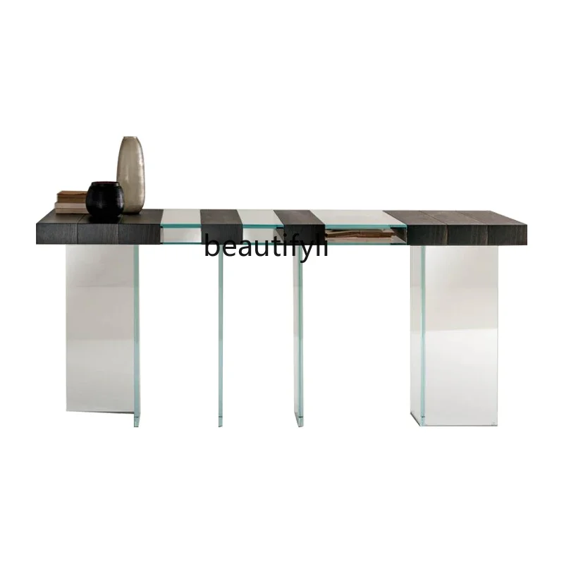 

Designer entrance table Household villa high-end creative rectangular table Hotel lobby