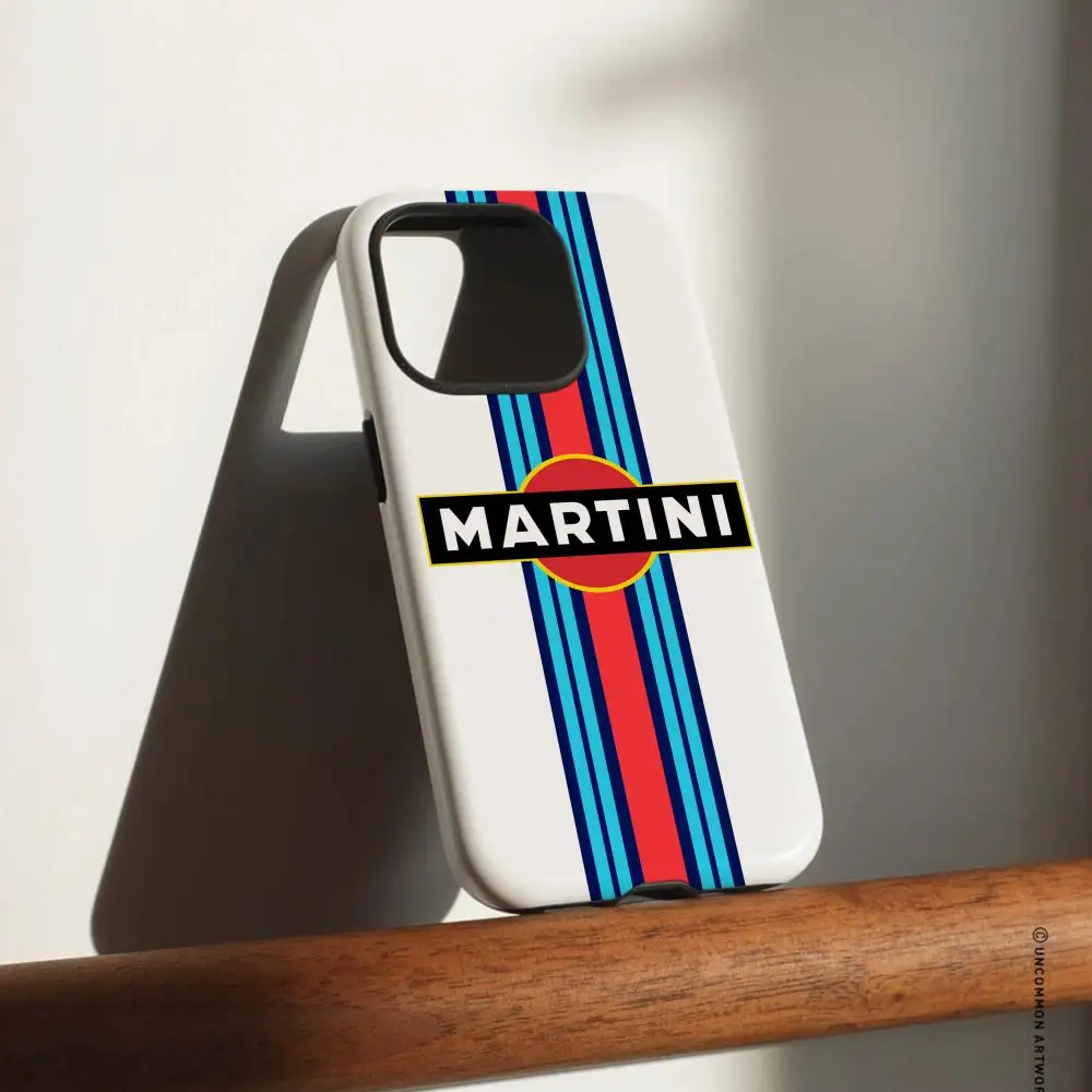 حافظة هاتف لهاتف آيفون 17 16 15 14 13 12 Pro Max Plus لامعة عالية الدقة بطبقة مزدوجة غلاف صلب سائل شريط سباق مارتيني