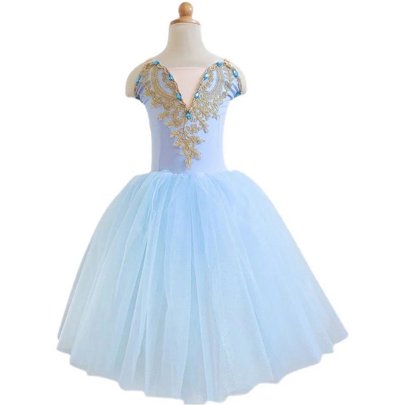 Ballett Tutu Rock Mädchen Professionelle Romantische Tutu Moderne Dance Lange Rock Schwan See Ballerina Kleid Ballett Tanz Kostüme Kind