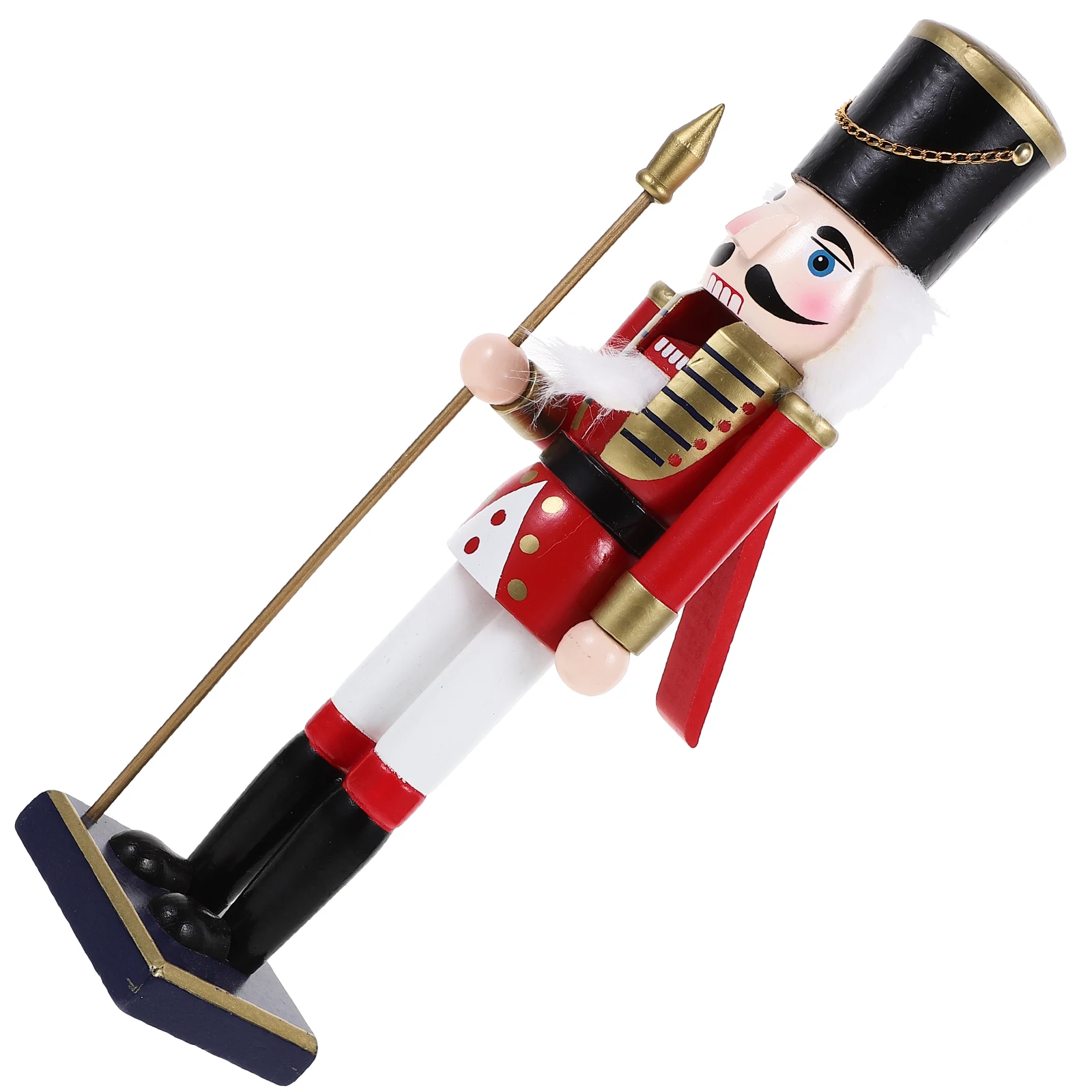 

Exquisite Handcrafted Wood Nutcracker Soldier Decoration Festive Christmas Figure for Indoor Outdoor Holiday Display Gift Idea