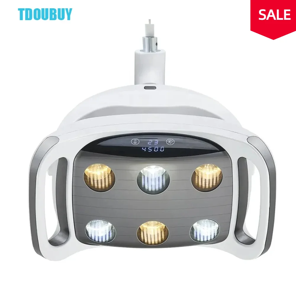 

TDOUBUY Dental LED Light Ultra Brightness Oral Equipment 6 Lamp Beads Exclusive Design Dental Chair Lamp for Professional Use