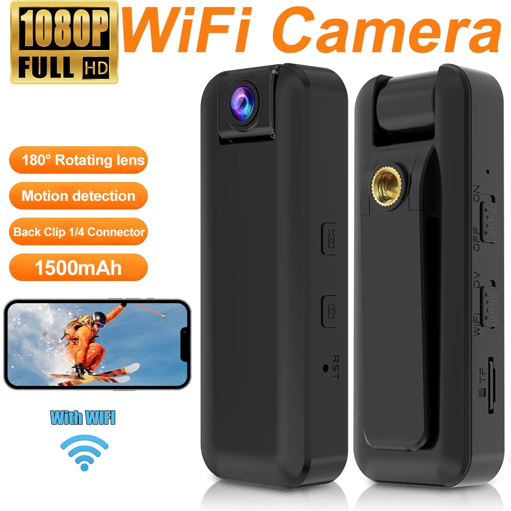 1080P HD Camera Video Record Camcorder Outdoor Sports DV Riding Infrared Night Vision Law Enforcement Recorder Wifi Hotspot L15