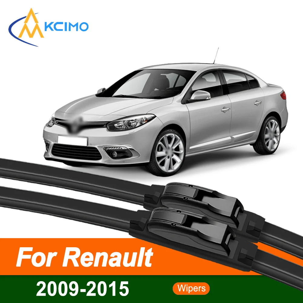 

For Renault Fluence X38 2009–2015 Renault Samsung SM3 Front Wiper Blades Car Windscreen Windshield Window Wiper Accessories