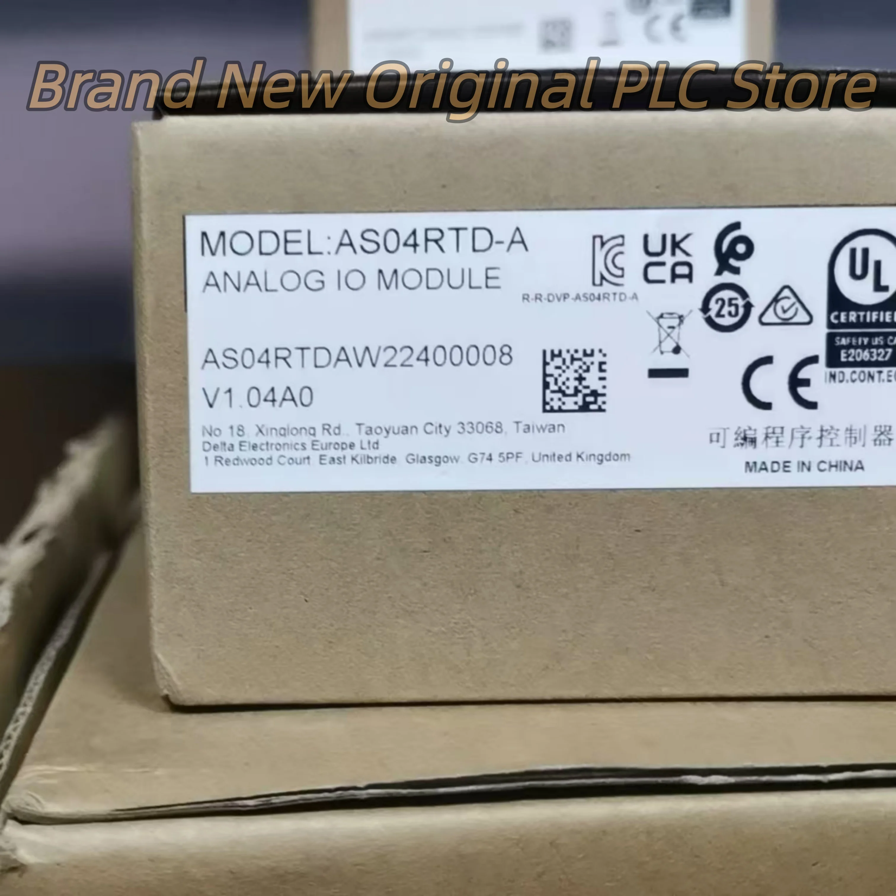 

AS04RTD-A AS04TC-A Модуль ПЛК AS06RTD-A совершенно новый