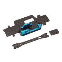 Wltoys K989 K969 284131 284010 284161 RC remote control car 1/28 mosquito car universal PO accessories carbon fiber chassis